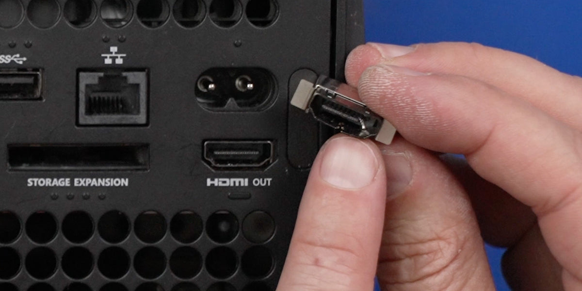 Damaged HDMI port on a game console
